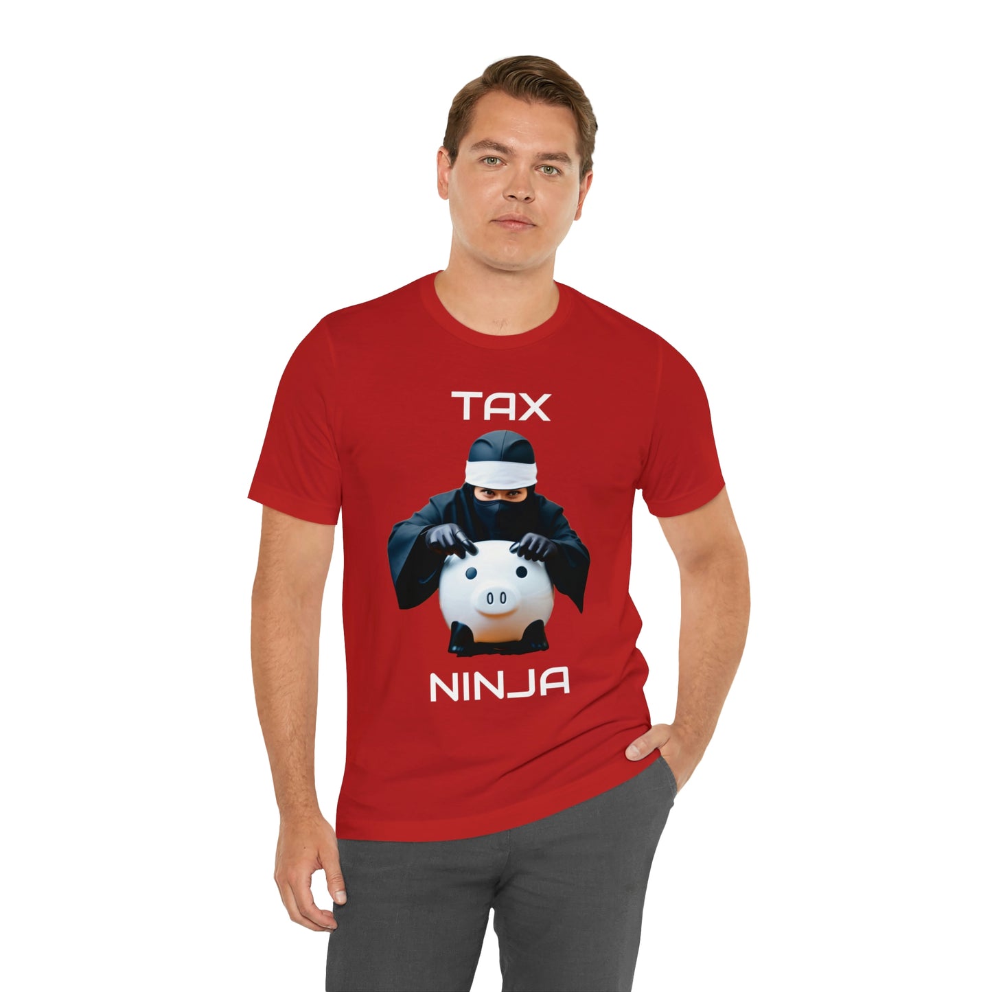 Tax Ninja - Master of Deduction - Unisex Multi-color Jersey Short Sleeve Tee, Professional, Gift, Funny