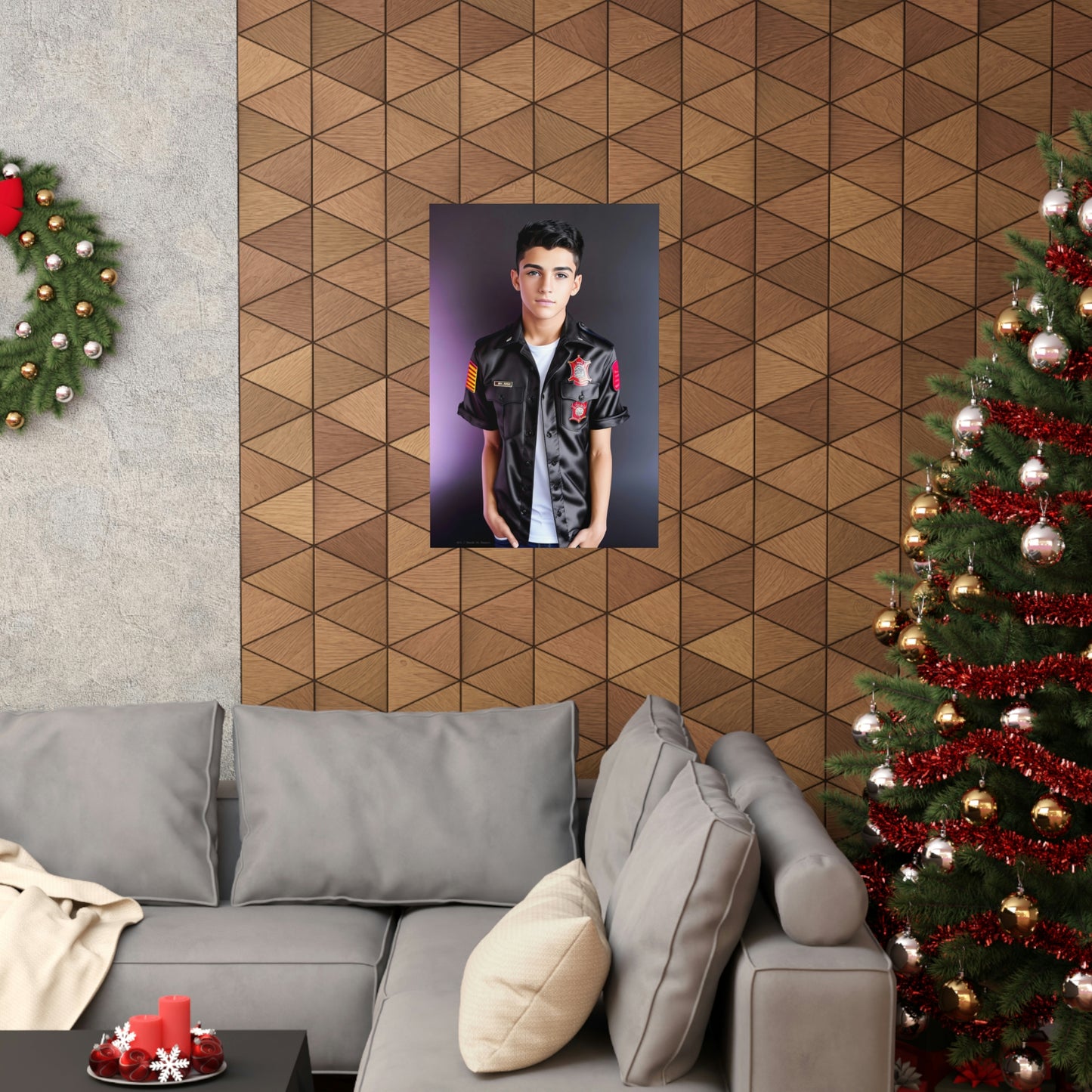 Fight the Fire, Save the Lives - Poster Print, Home, Inspirational Art, Profession, Life Mission, Youth