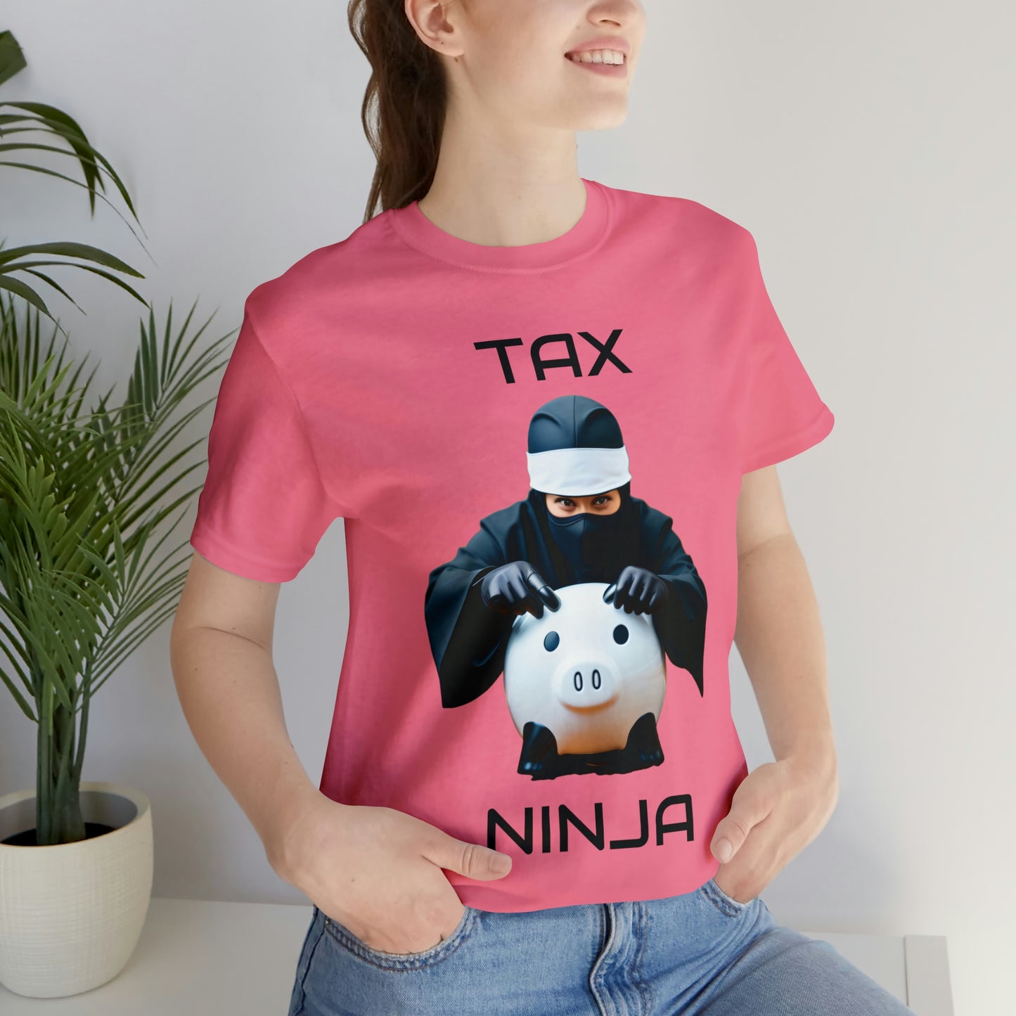 Tax Ninja - Master of Deduction - Unisex Multi-color Jersey Short Sleeve Tee, Professional, Gift, Funny