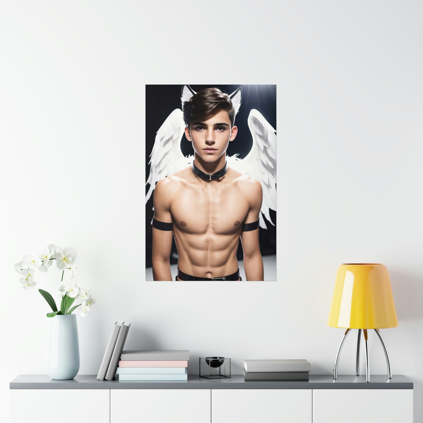 Angels Have No Gender - Poster Print, Home, Art, Youth