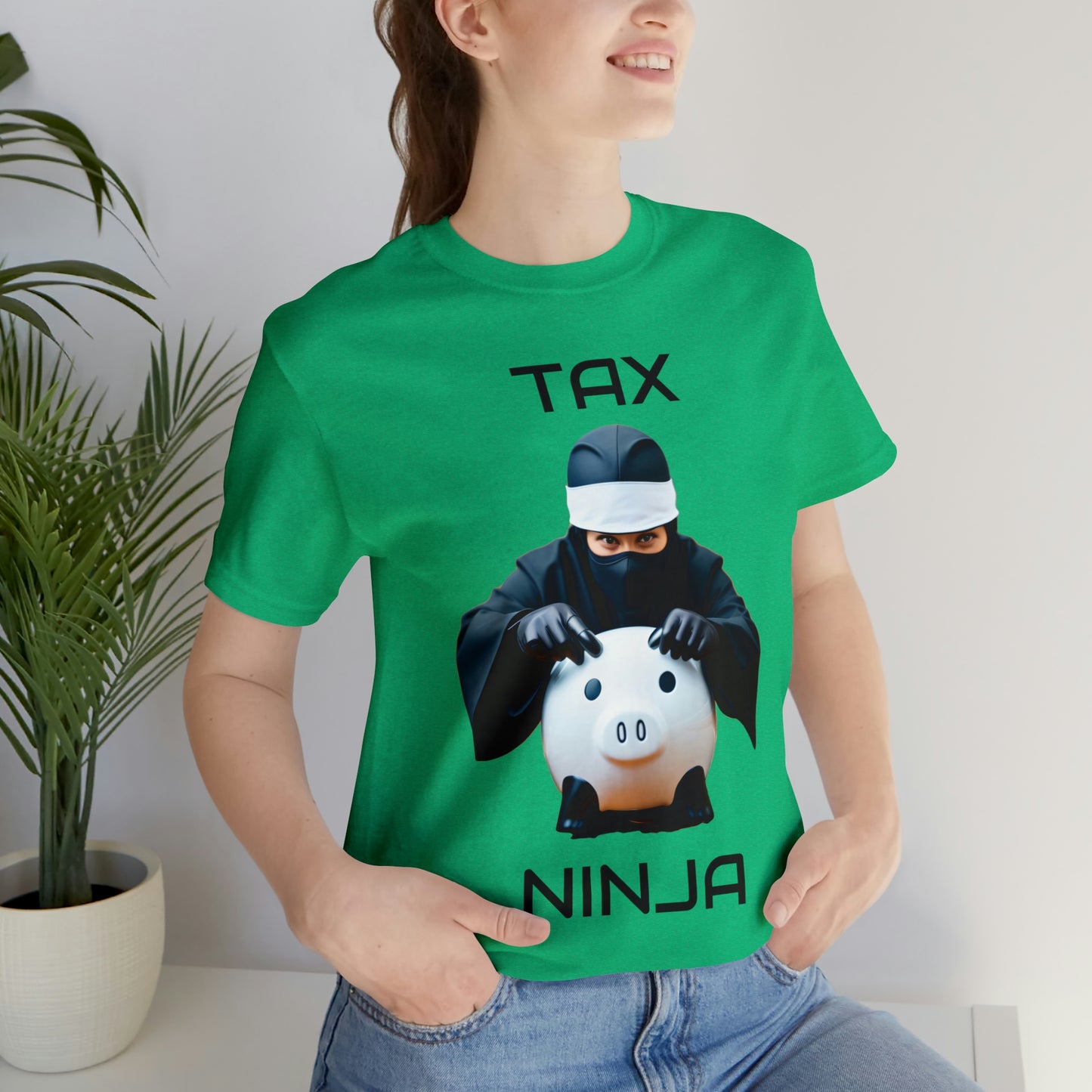 Tax Ninja - Master of Deduction - Unisex Multi-color Jersey Short Sleeve Tee, Professional, Gift, Funny
