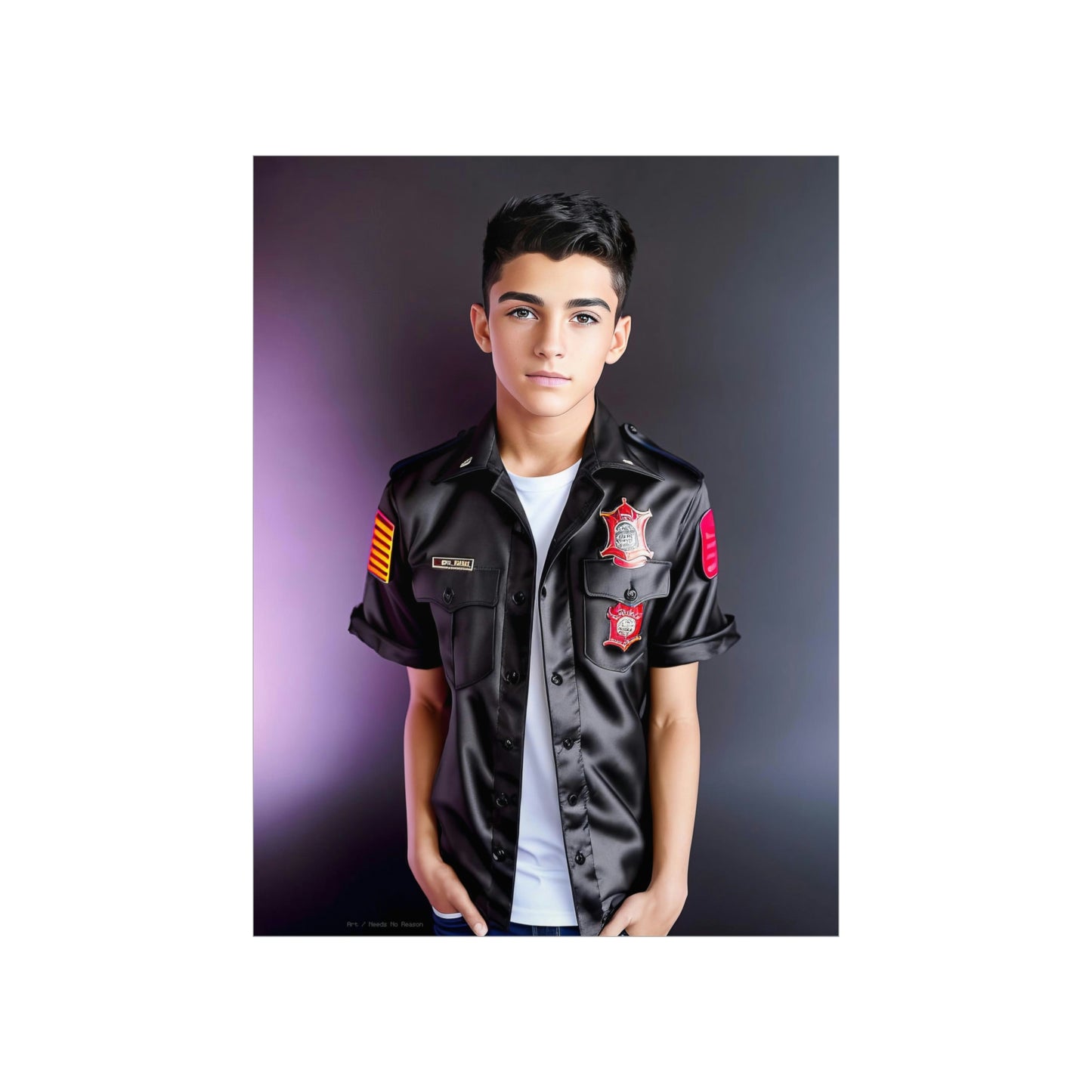 Fight the Fire, Save the Lives - Poster Print, Home, Inspirational Art, Profession, Life Mission, Youth