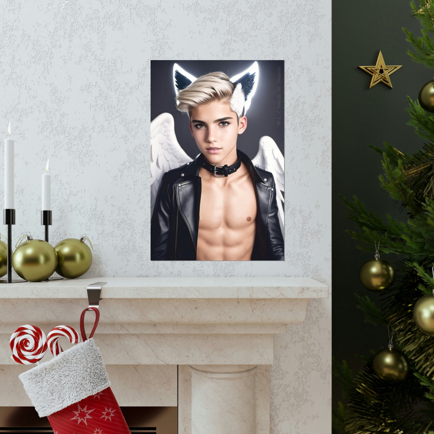 Angels Have No Age - Poster Print, Home, Art, Youth