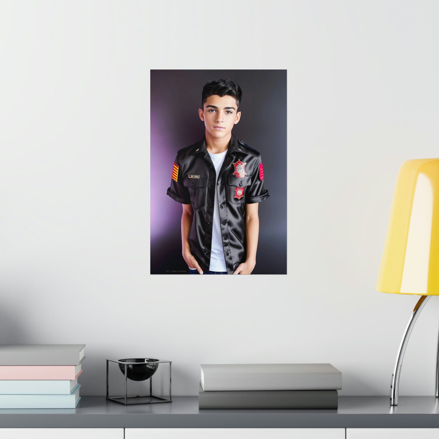 Fight the Fire, Save the Lives - Poster Print, Home, Inspirational Art, Profession, Life Mission, Youth