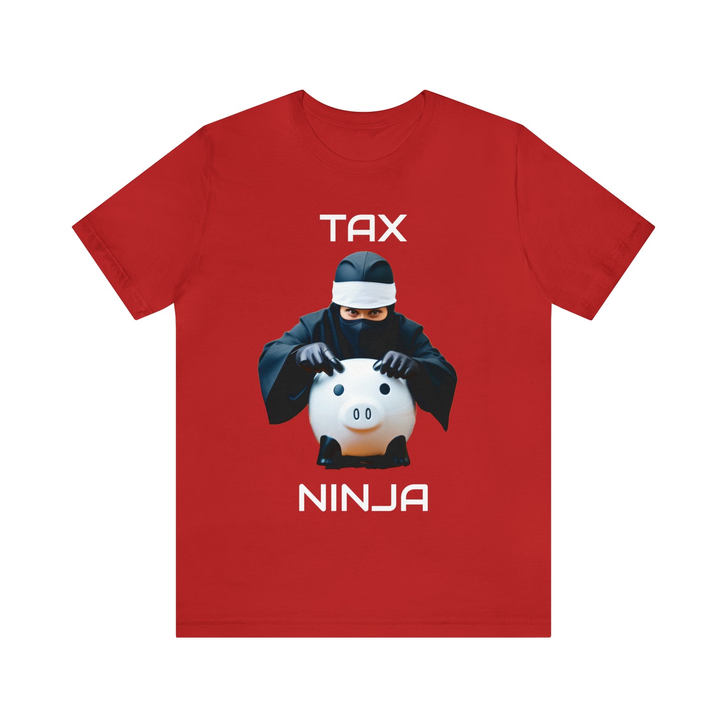Tax Ninja - Master of Deduction - Unisex Multi-color Jersey Short Sleeve Tee, Professional, Gift, Funny