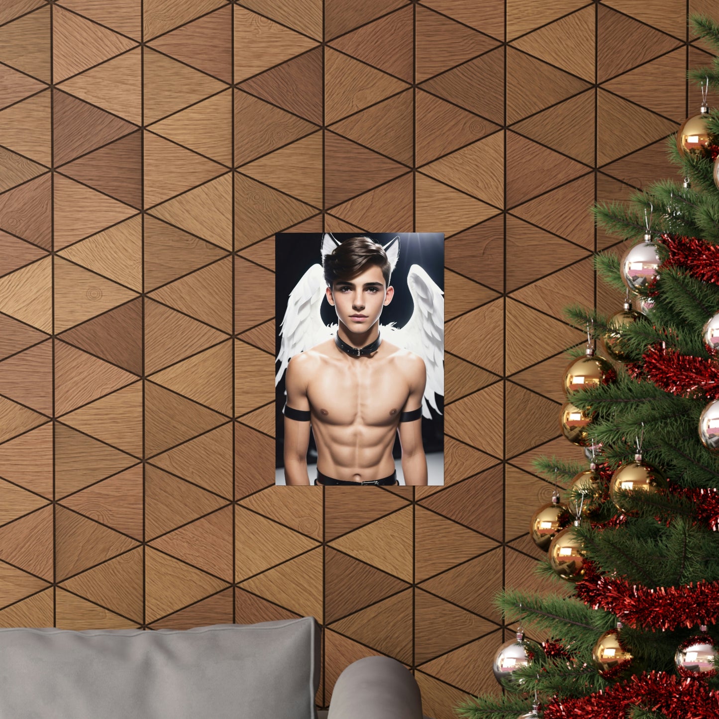 Angels Have No Gender - Poster Print, Home, Art, Youth