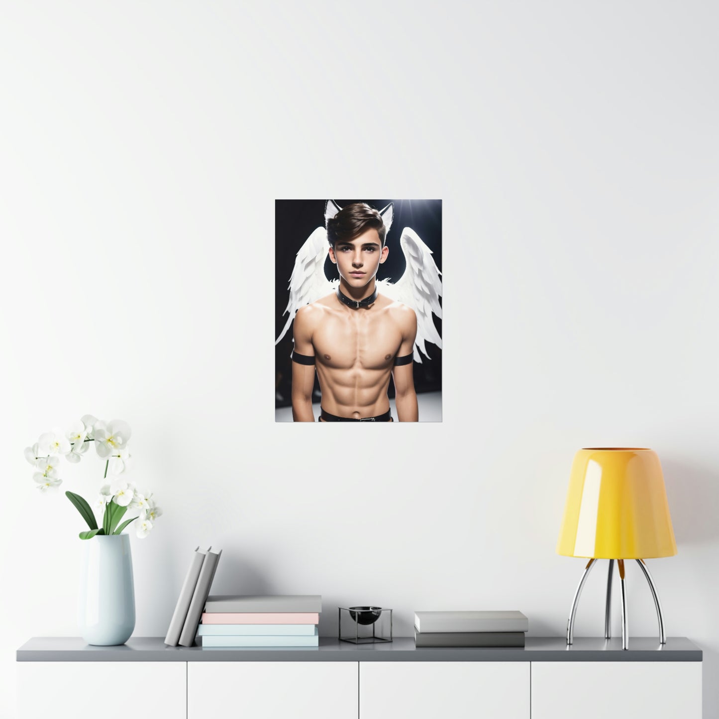Angels Have No Gender - Poster Print, Home, Art, Youth