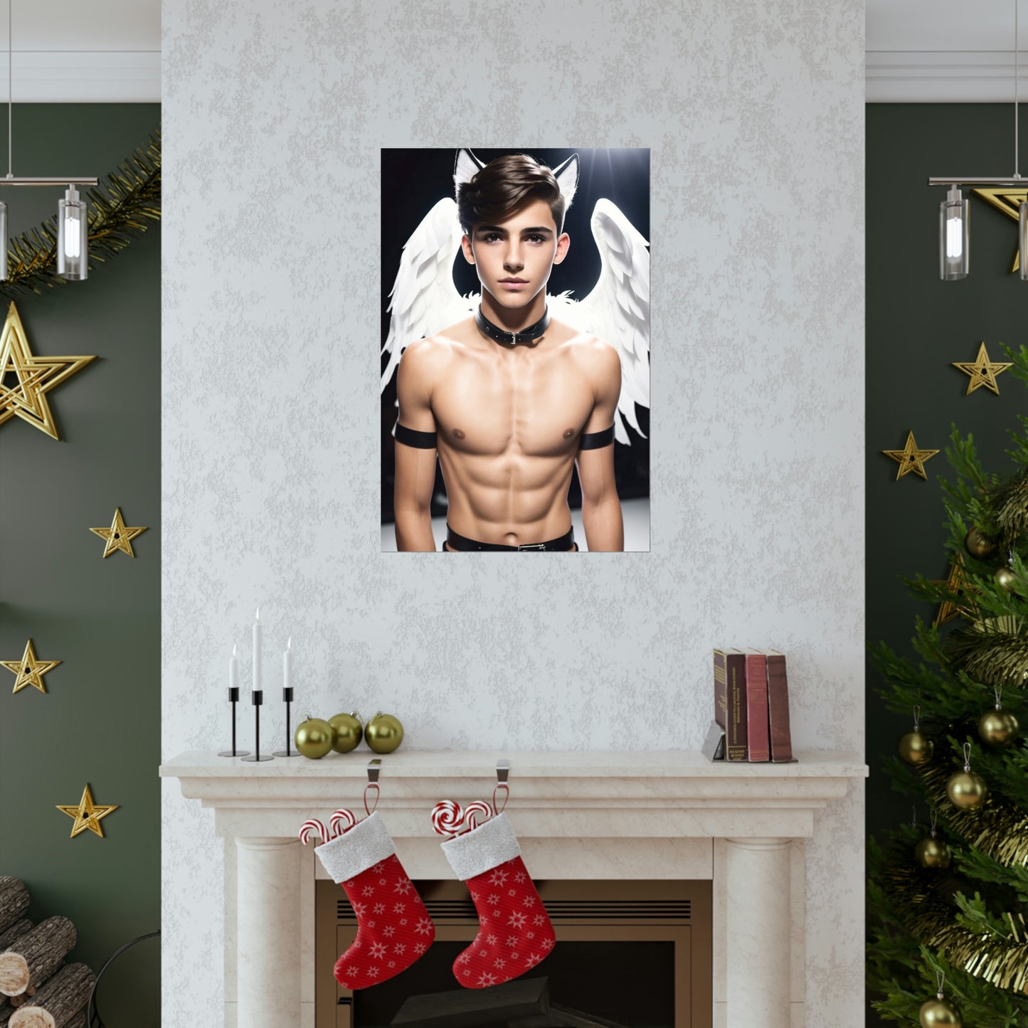 Angels Have No Gender - Poster Print, Home, Art, Youth