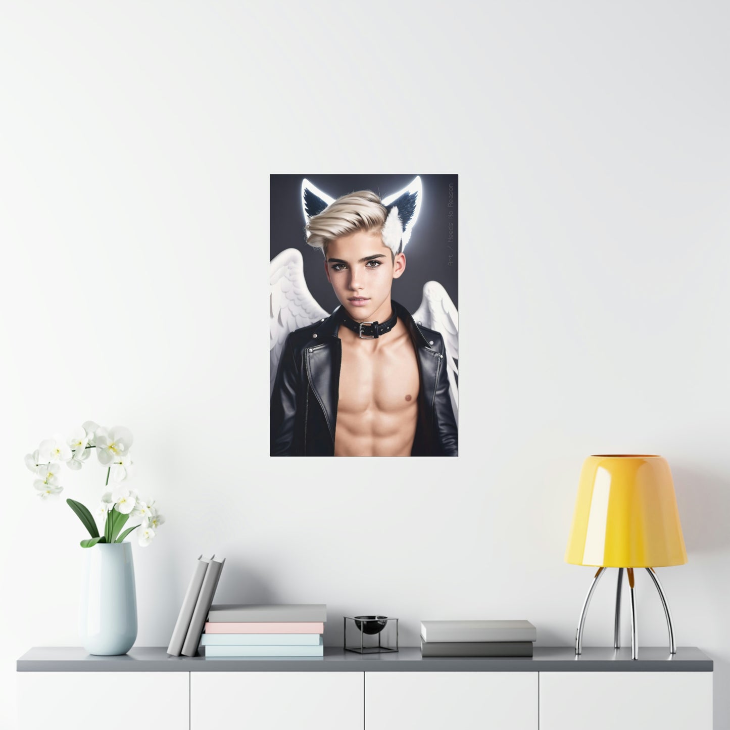 Angels Have No Age - Poster Print, Home, Art, Youth