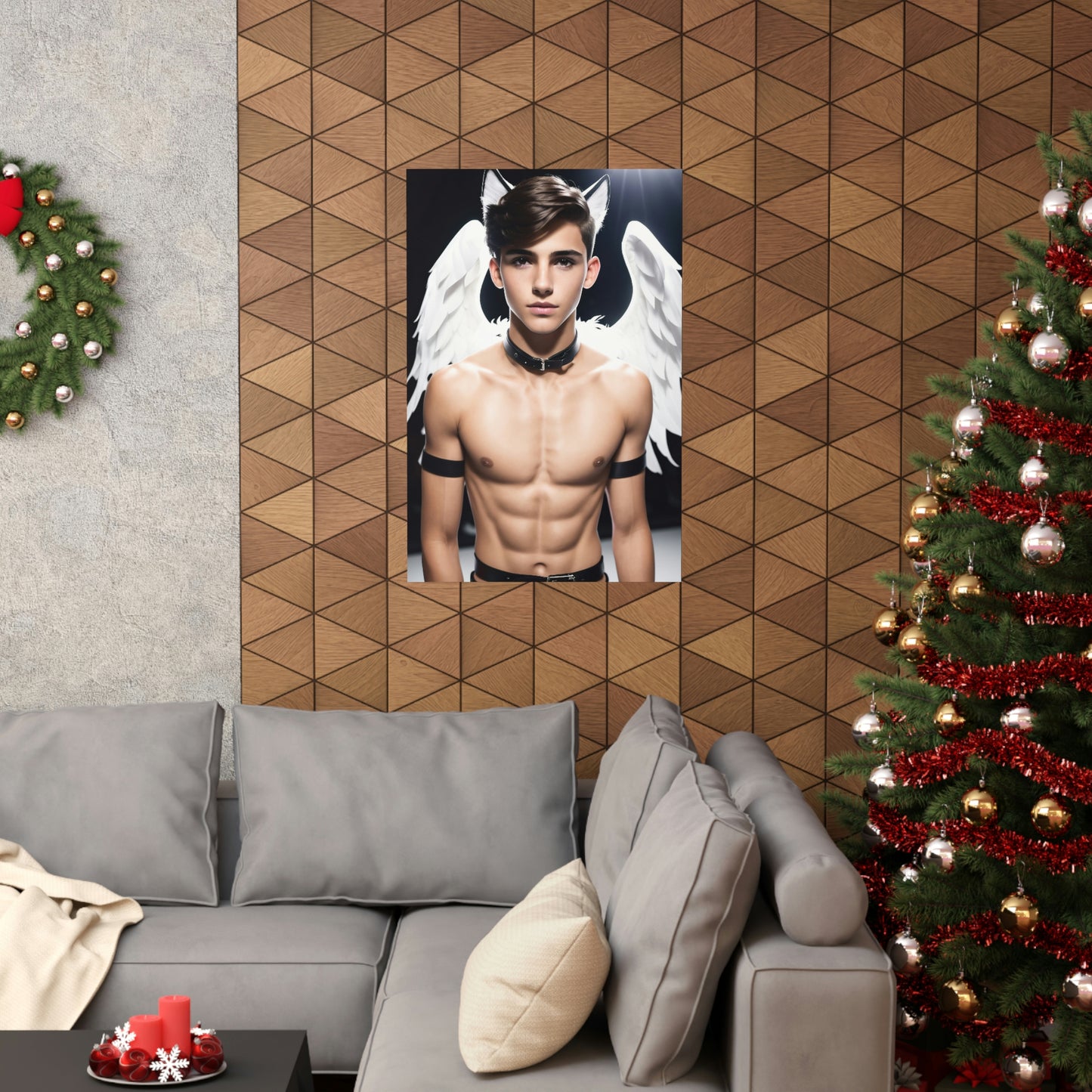 Angels Have No Gender - Poster Print, Home, Art, Youth