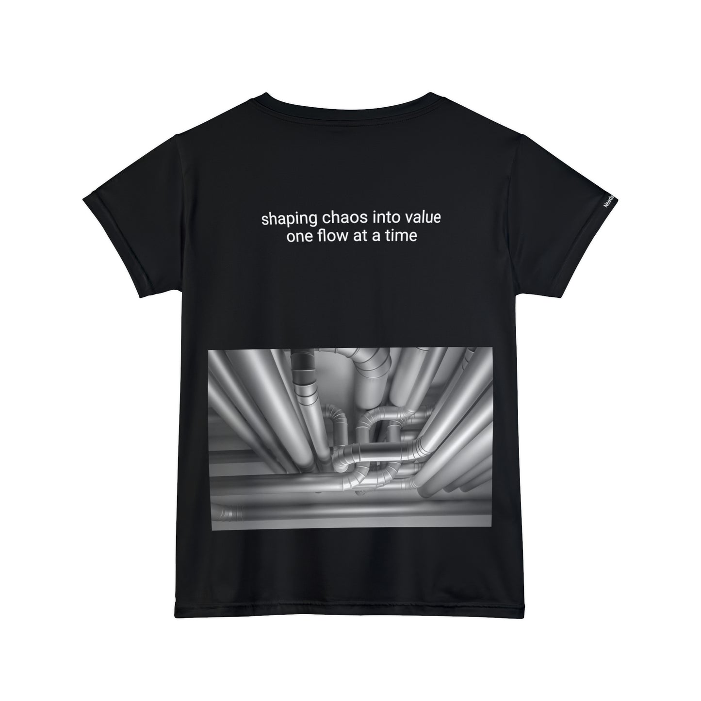 Pro-duct manager - shaping chaos into value one flow at a time :: Women's Short Sleeve Shirt, Professional, Gift