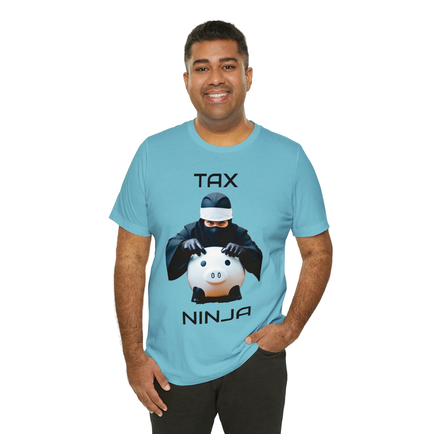 Tax Ninja - Master of Deduction - Unisex Multi-color Jersey Short Sleeve Tee, Professional, Gift, Funny