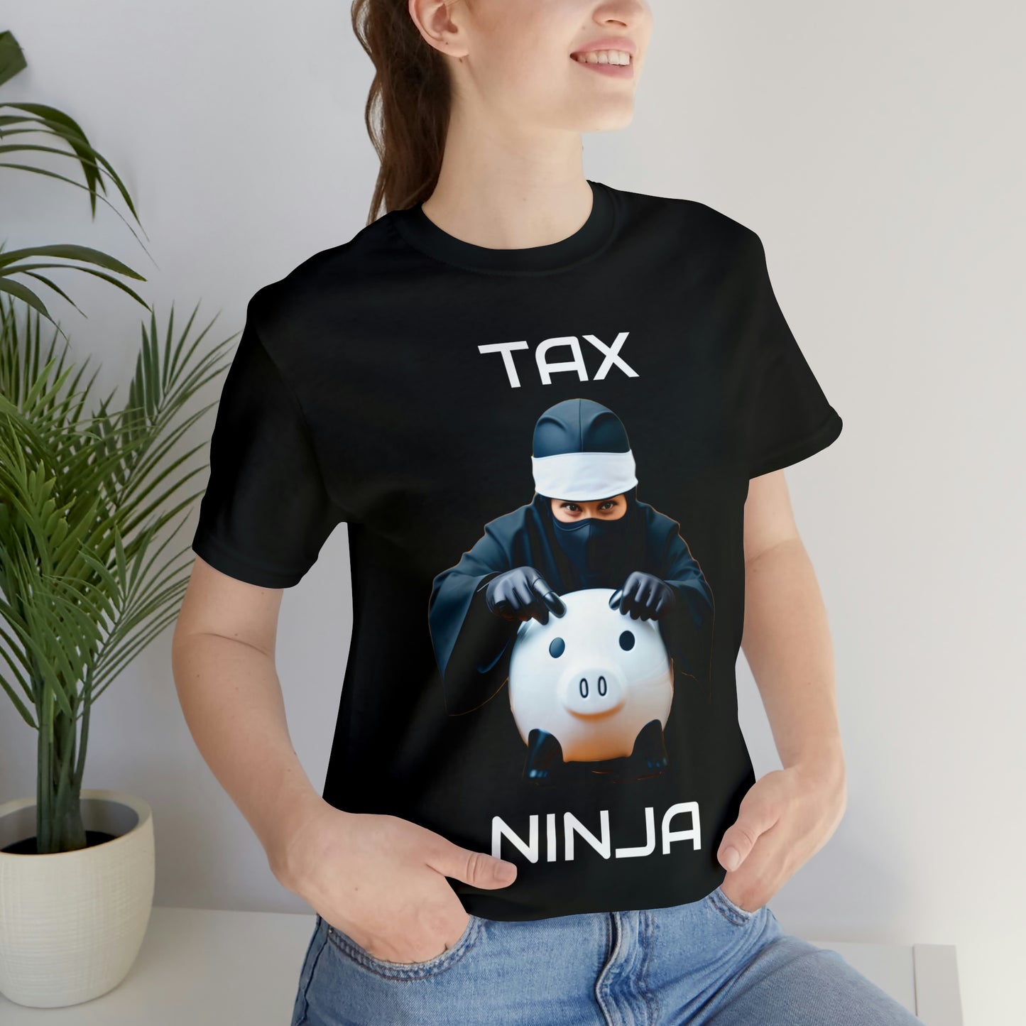 Tax Ninja - Master of Deduction - Unisex Multi-color Jersey Short Sleeve Tee, Professional, Gift, Funny