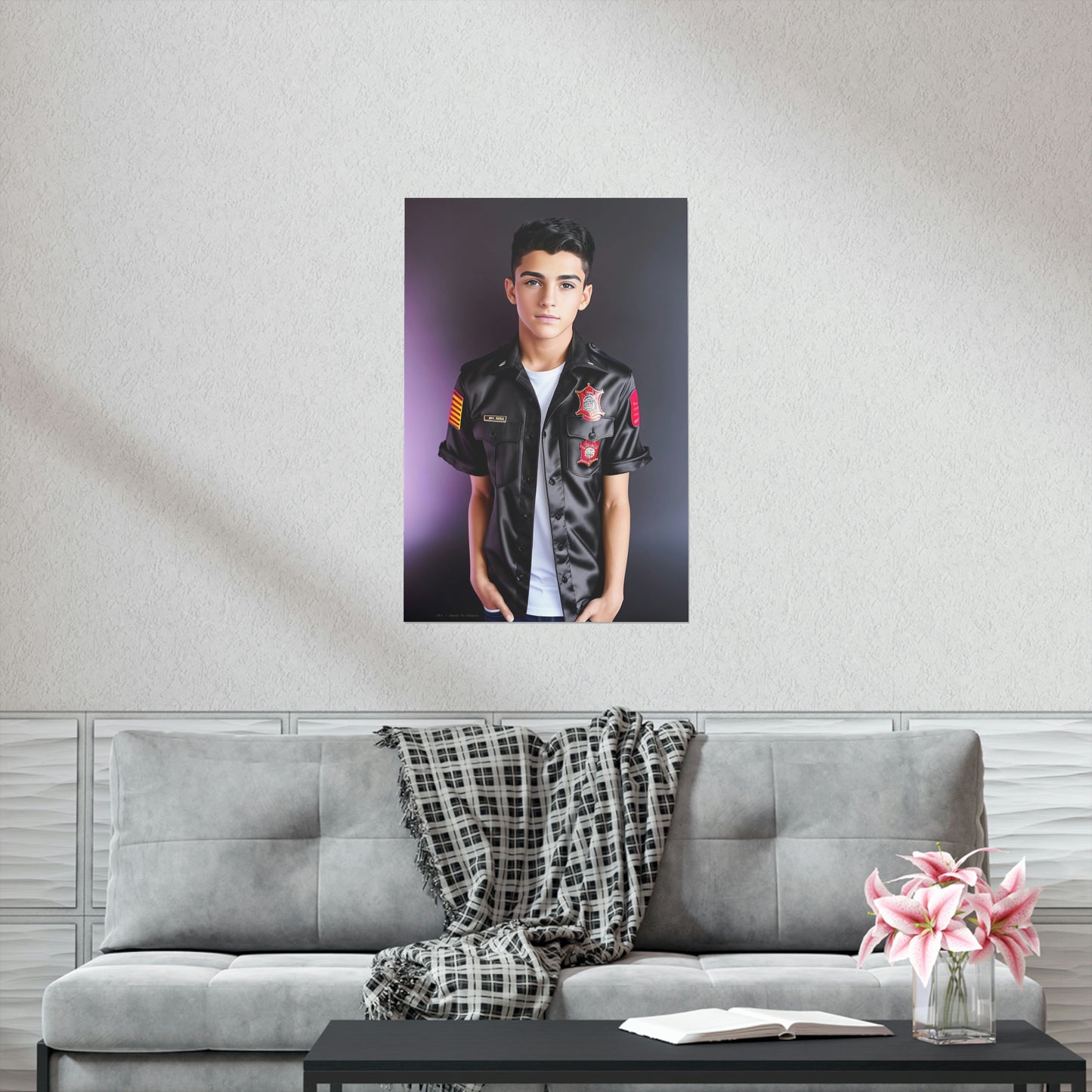 Fight the Fire, Save the Lives - Poster Print, Home, Inspirational Art, Profession, Life Mission, Youth