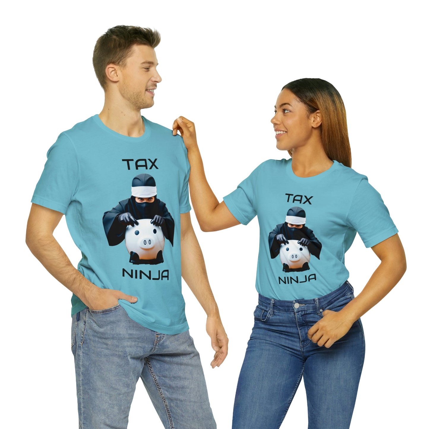 Tax Ninja - Master of Deduction - Unisex Multi-color Jersey Short Sleeve Tee, Professional, Gift, Funny