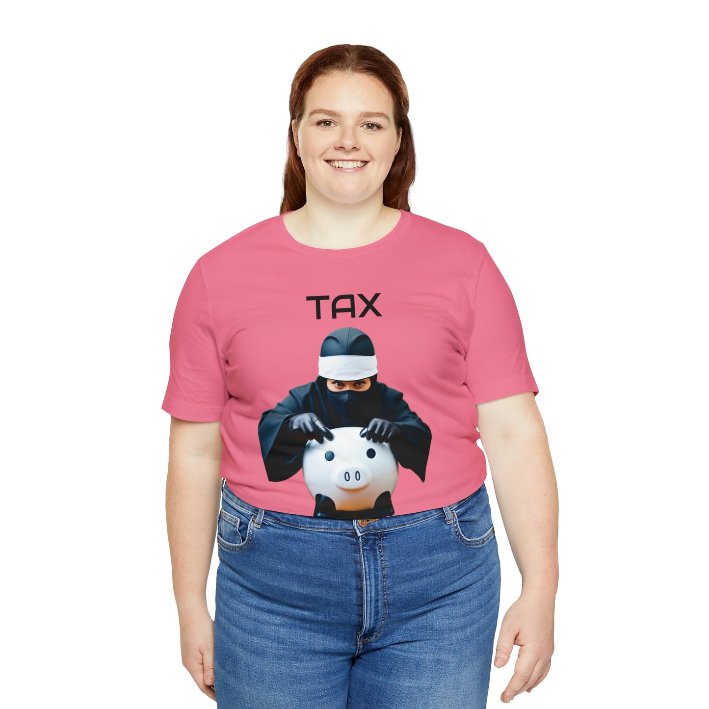Tax Ninja - Master of Deduction - Unisex Multi-color Jersey Short Sleeve Tee, Professional, Gift, Funny