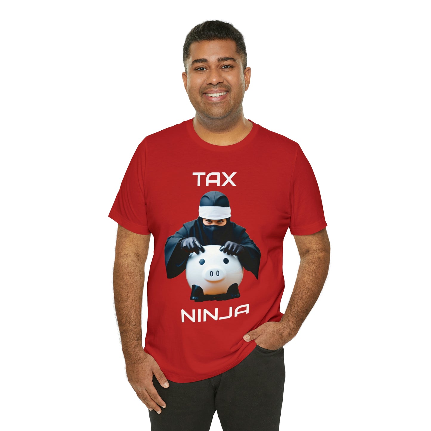 Tax Ninja - Master of Deduction - Unisex Multi-color Jersey Short Sleeve Tee, Professional, Gift, Funny