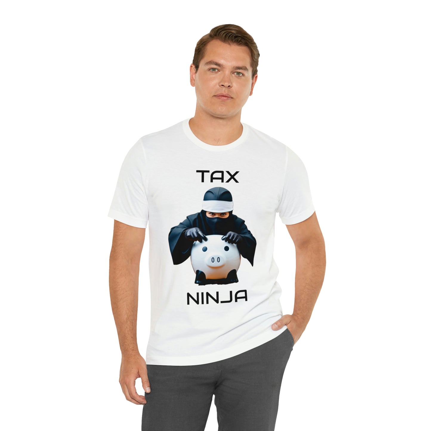 Tax Ninja - Master of Deduction - Unisex Multi-color Jersey Short Sleeve Tee, Professional, Gift, Funny
