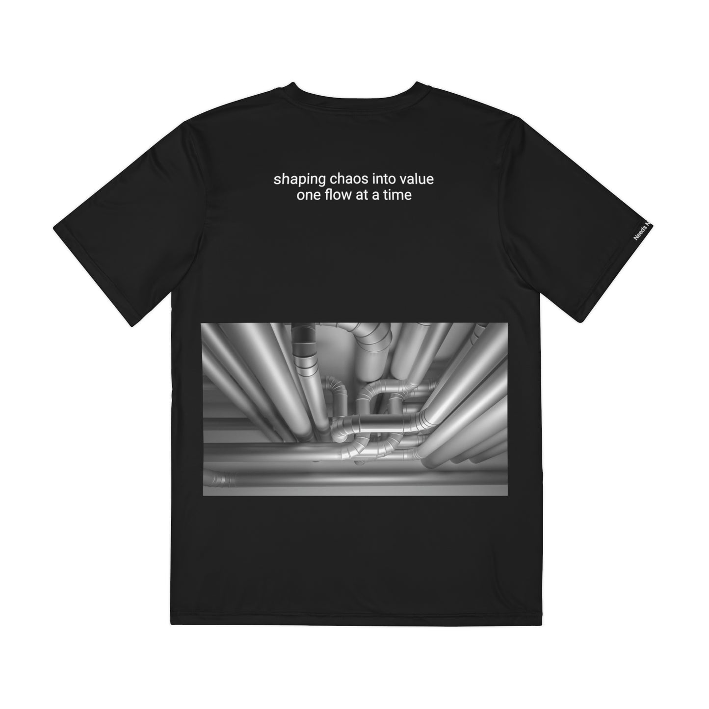 Pro-duct manager - shaping chaos into value one flow at a time :: Men's T-shirt, Professional, Gift, Funny