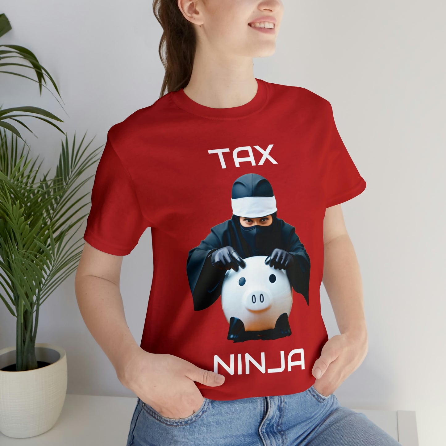 Tax Ninja - Master of Deduction - Unisex Multi-color Jersey Short Sleeve Tee, Professional, Gift, Funny