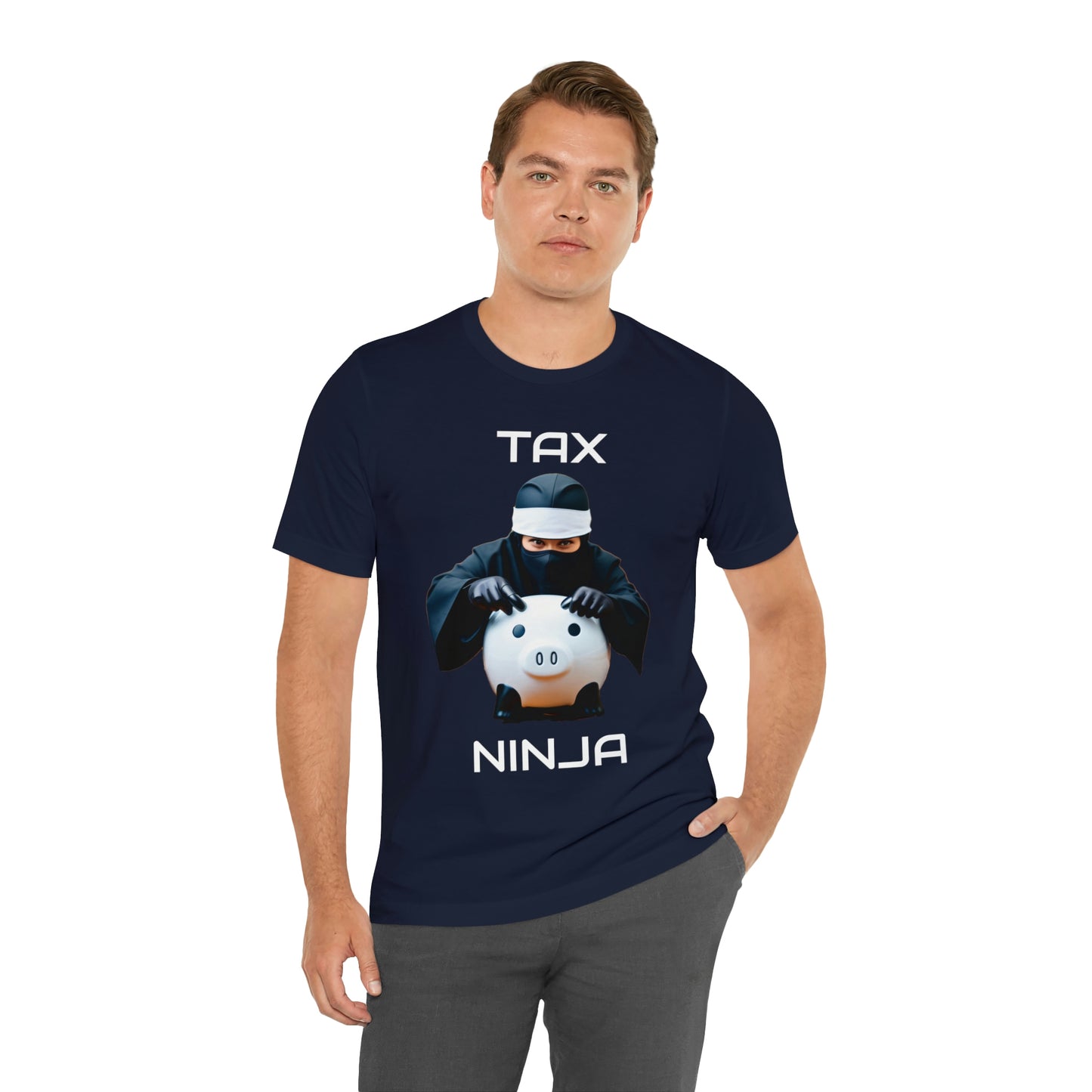 Tax Ninja - Master of Deduction - Unisex Multi-color Jersey Short Sleeve Tee, Professional, Gift, Funny