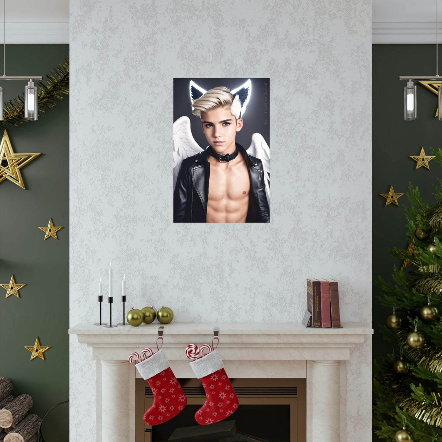 Angels Have No Age - Poster Print, Home, Art, Youth