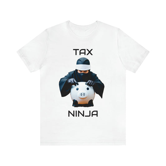 Tax Ninja - Master of Deduction - Unisex Multi-color Jersey Short Sleeve Tee, Professional, Gift, Funny
