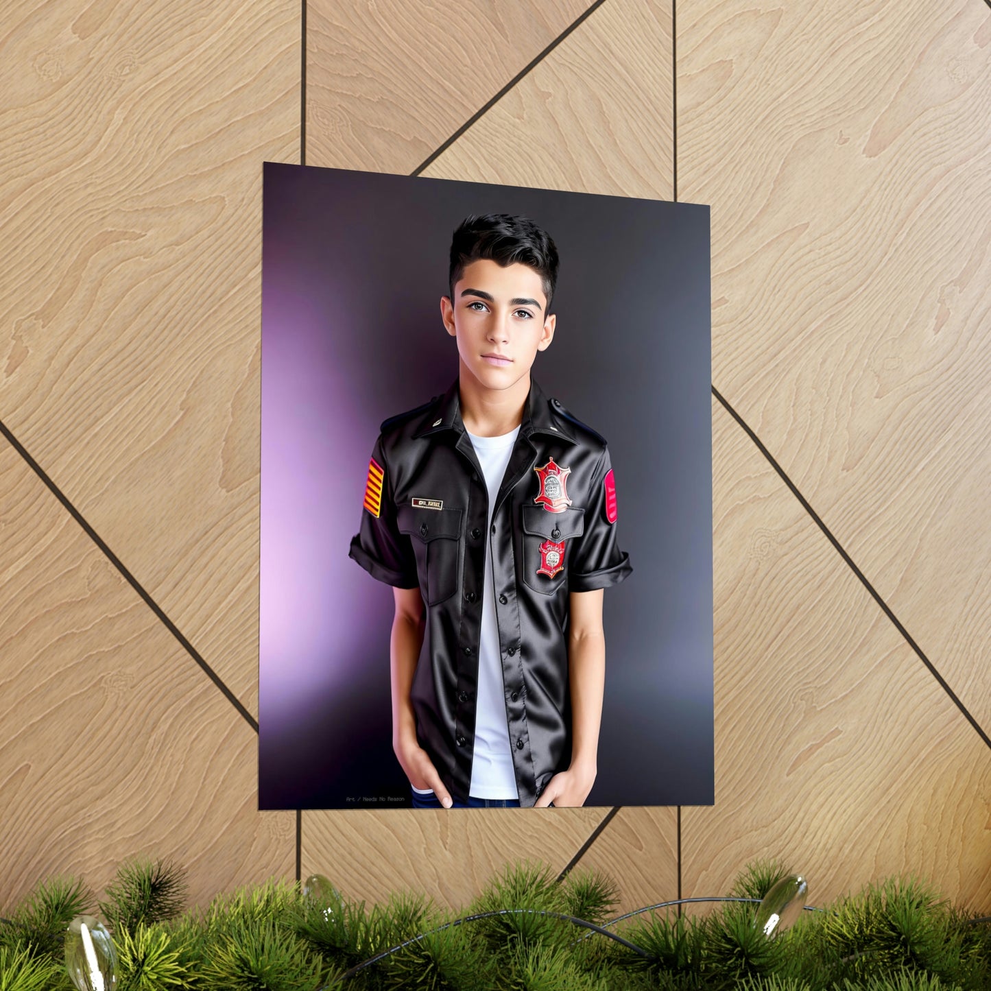 Fight the Fire, Save the Lives - Poster Print, Home, Inspirational Art, Profession, Life Mission, Youth