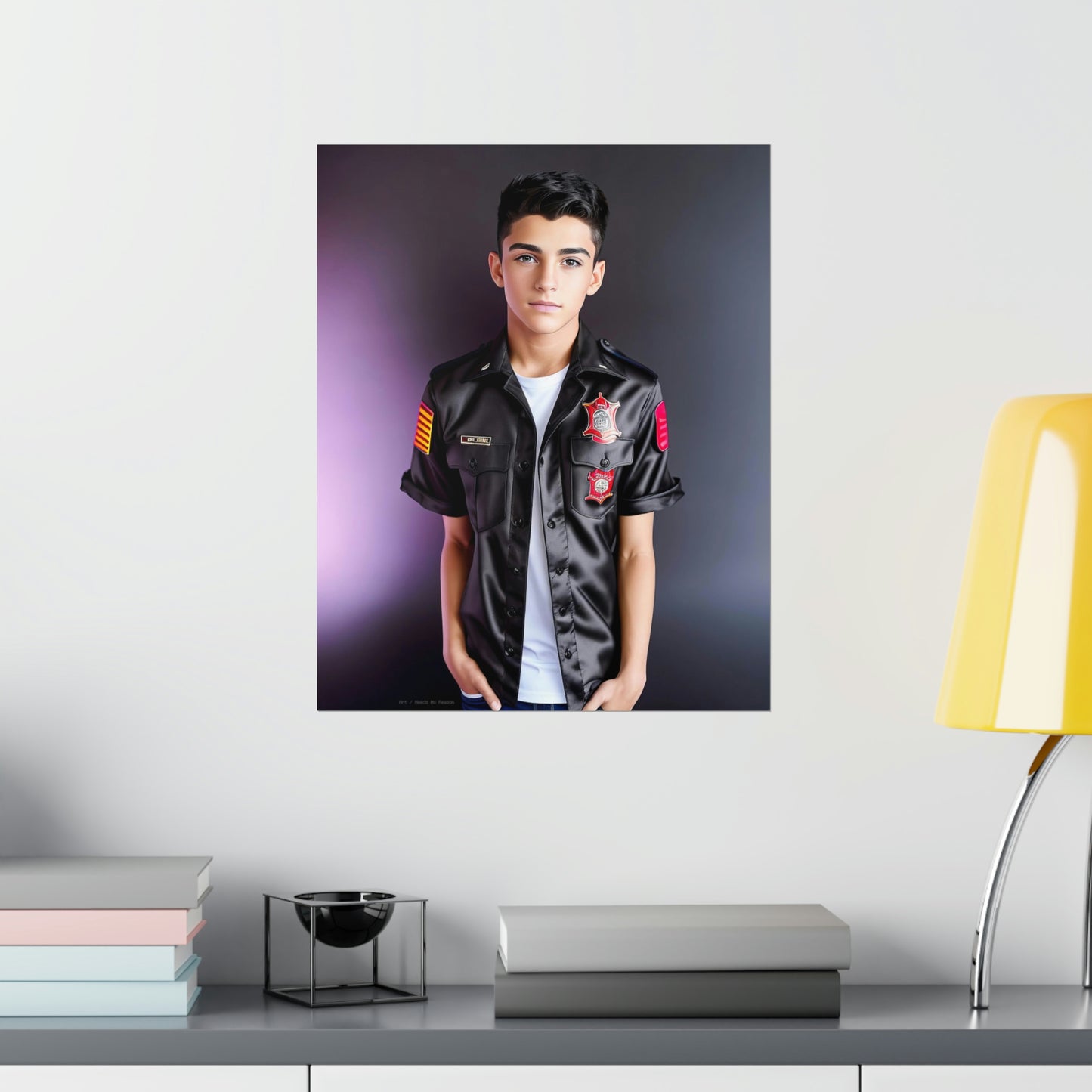 Fight the Fire, Save the Lives - Poster Print, Home, Inspirational Art, Profession, Life Mission, Youth