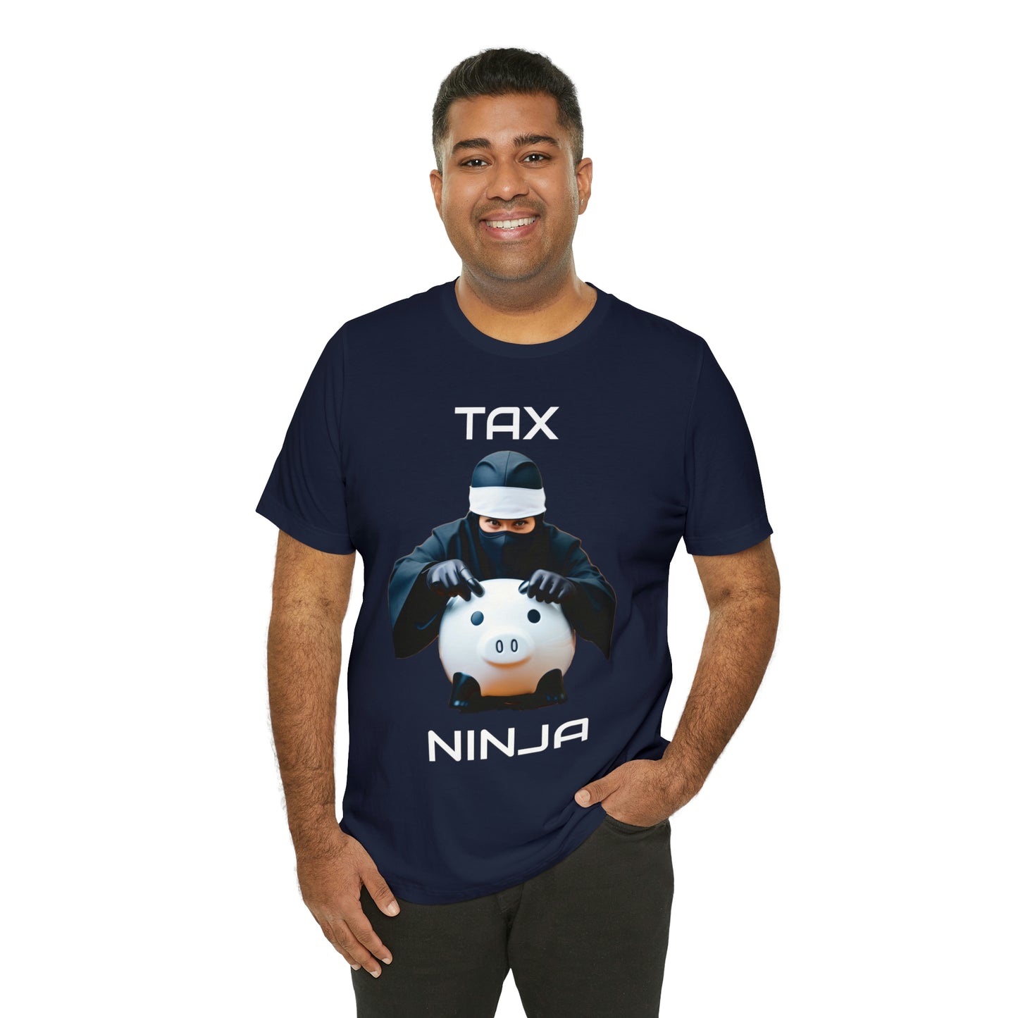 Tax Ninja - Master of Deduction - Unisex Multi-color Jersey Short Sleeve Tee, Professional, Gift, Funny