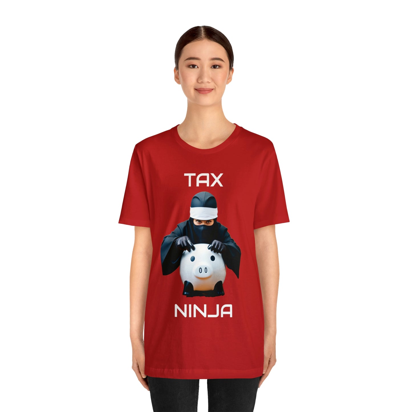 Tax Ninja - Master of Deduction - Unisex Multi-color Jersey Short Sleeve Tee, Professional, Gift, Funny
