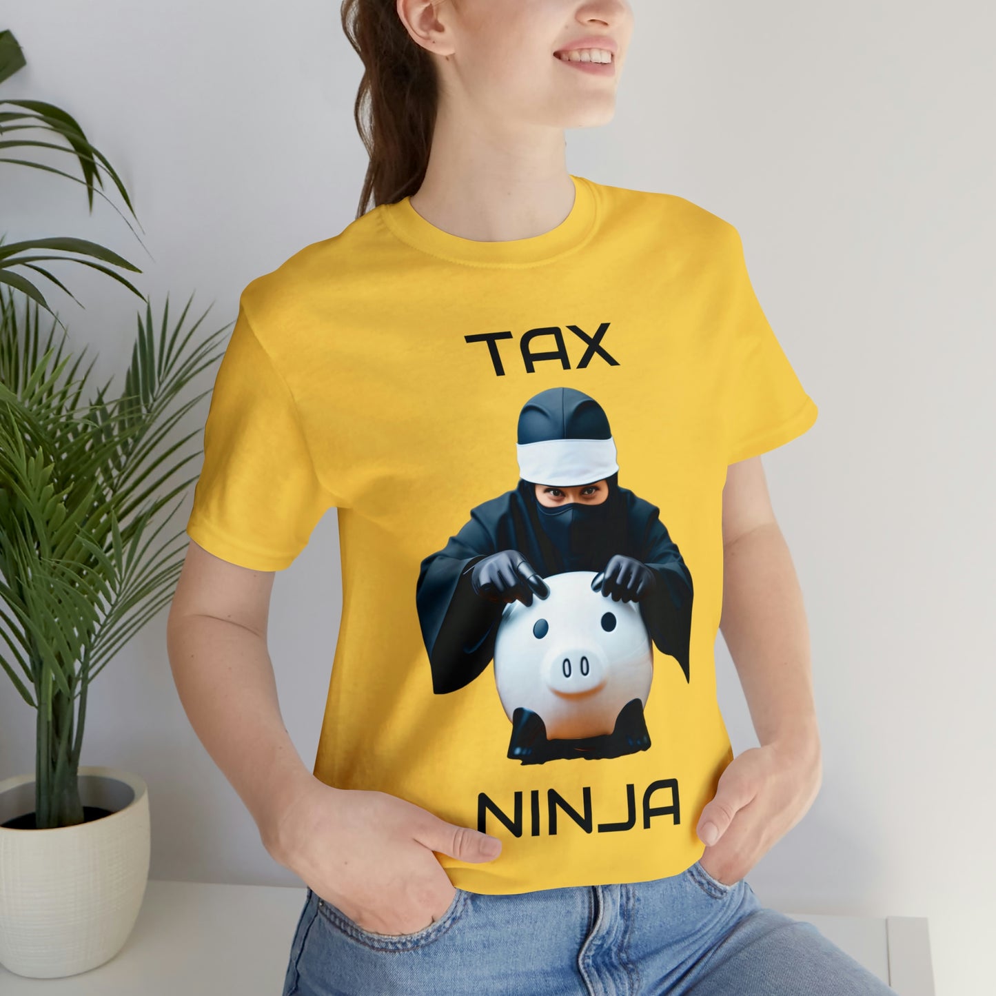 Tax Ninja - Master of Deduction - Unisex Multi-color Jersey Short Sleeve Tee, Professional, Gift, Funny