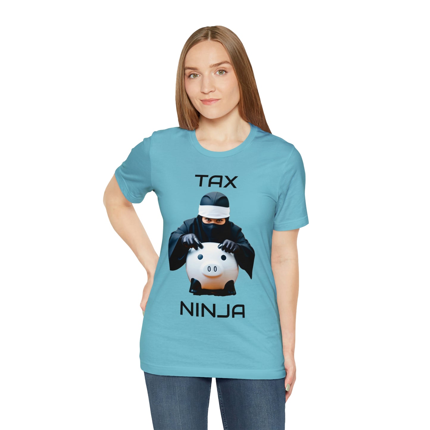 Tax Ninja - Master of Deduction - Unisex Multi-color Jersey Short Sleeve Tee, Professional, Gift, Funny