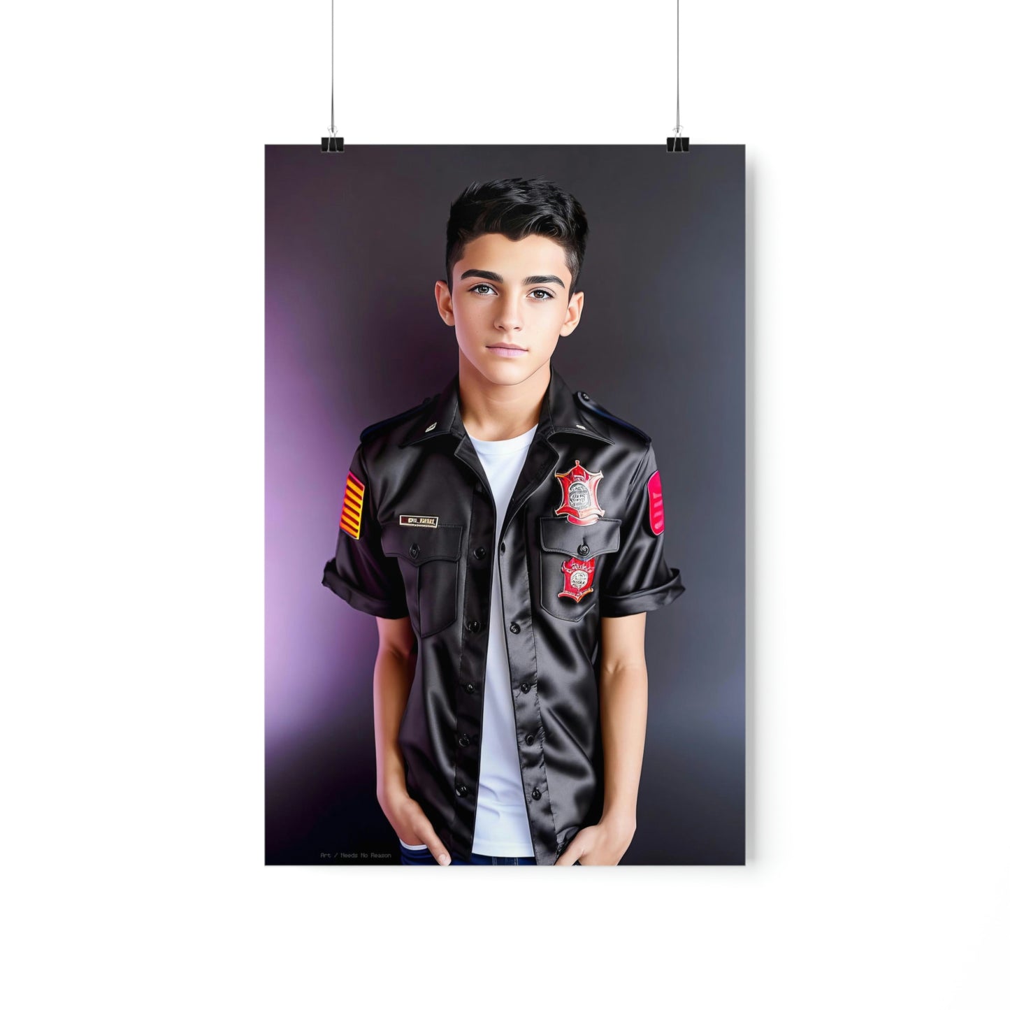 Fight the Fire, Save the Lives - Poster Print, Home, Inspirational Art, Profession, Life Mission, Youth