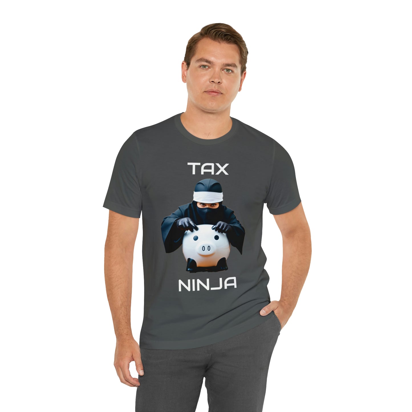 Tax Ninja - Master of Deduction - Unisex Multi-color Jersey Short Sleeve Tee, Professional, Gift, Funny