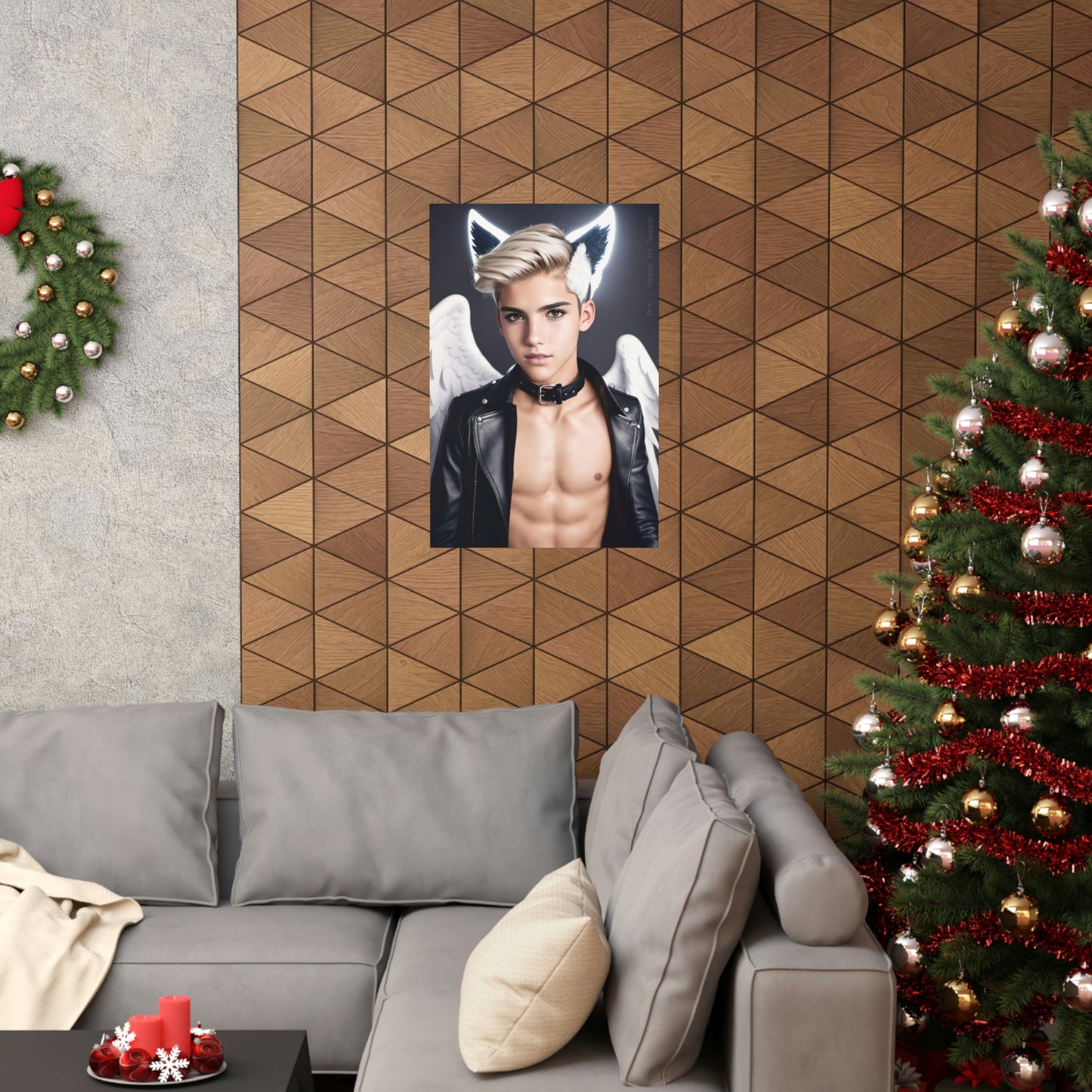 Angels Have No Age - Poster Print, Home, Art, Youth