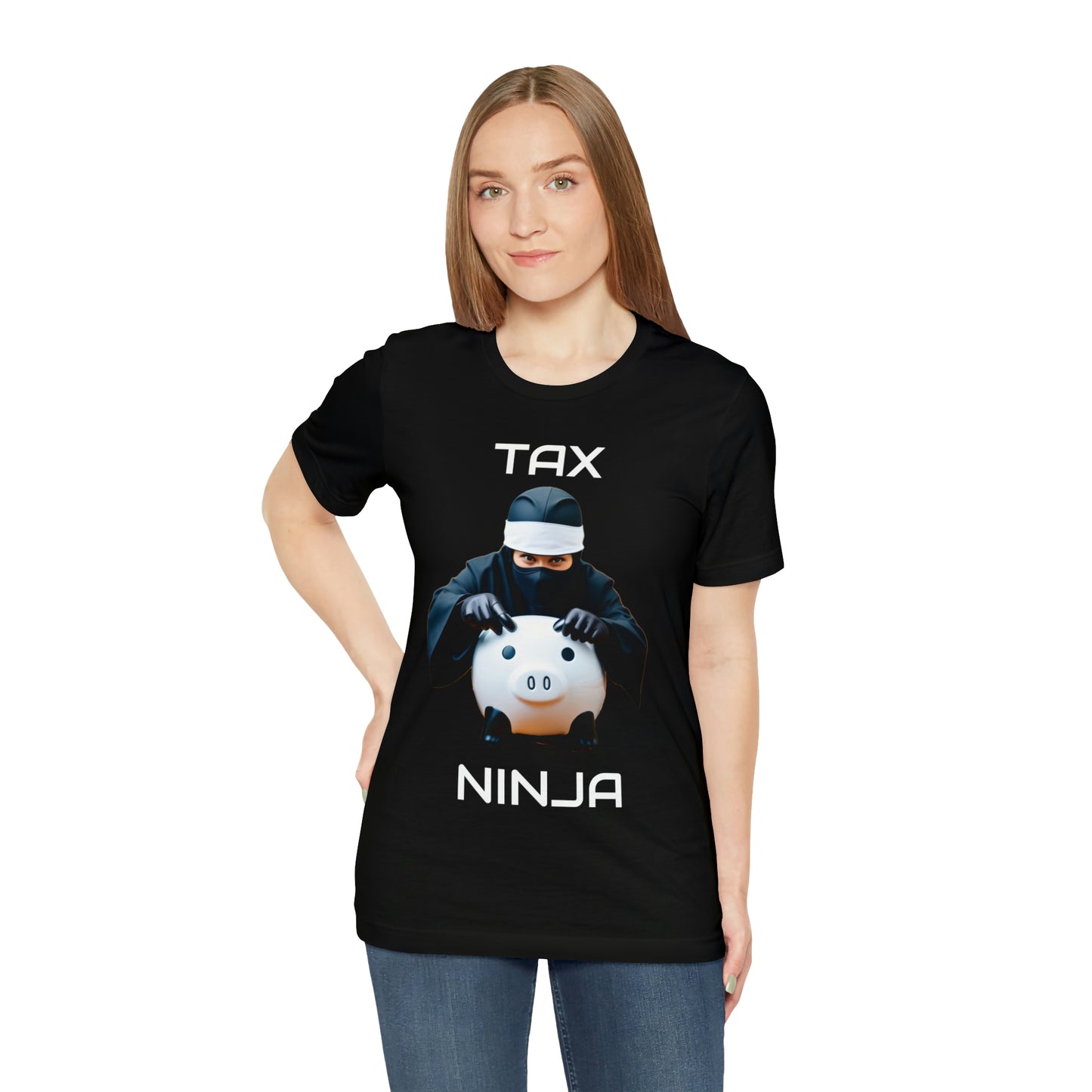 Tax Ninja - Master of Deduction - Unisex Multi-color Jersey Short Sleeve Tee, Professional, Gift, Funny