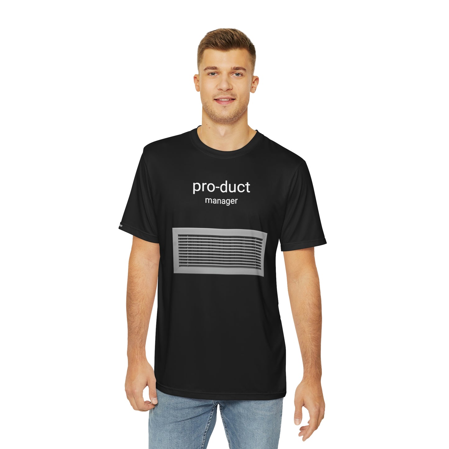 Pro-duct manager - shaping chaos into value one flow at a time :: Men's T-shirt, Professional, Gift, Funny