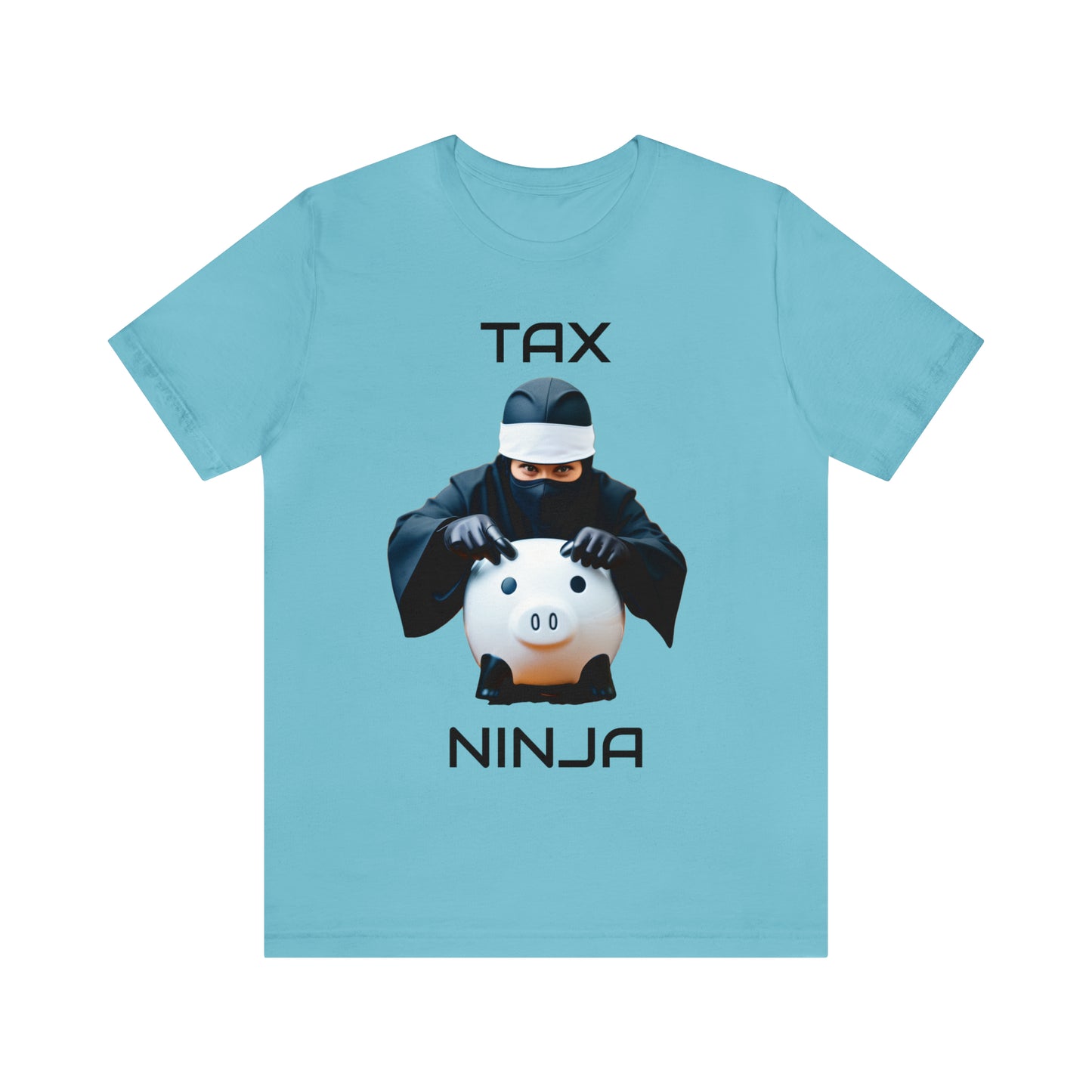 Tax Ninja - Master of Deduction - Unisex Multi-color Jersey Short Sleeve Tee, Professional, Gift, Funny