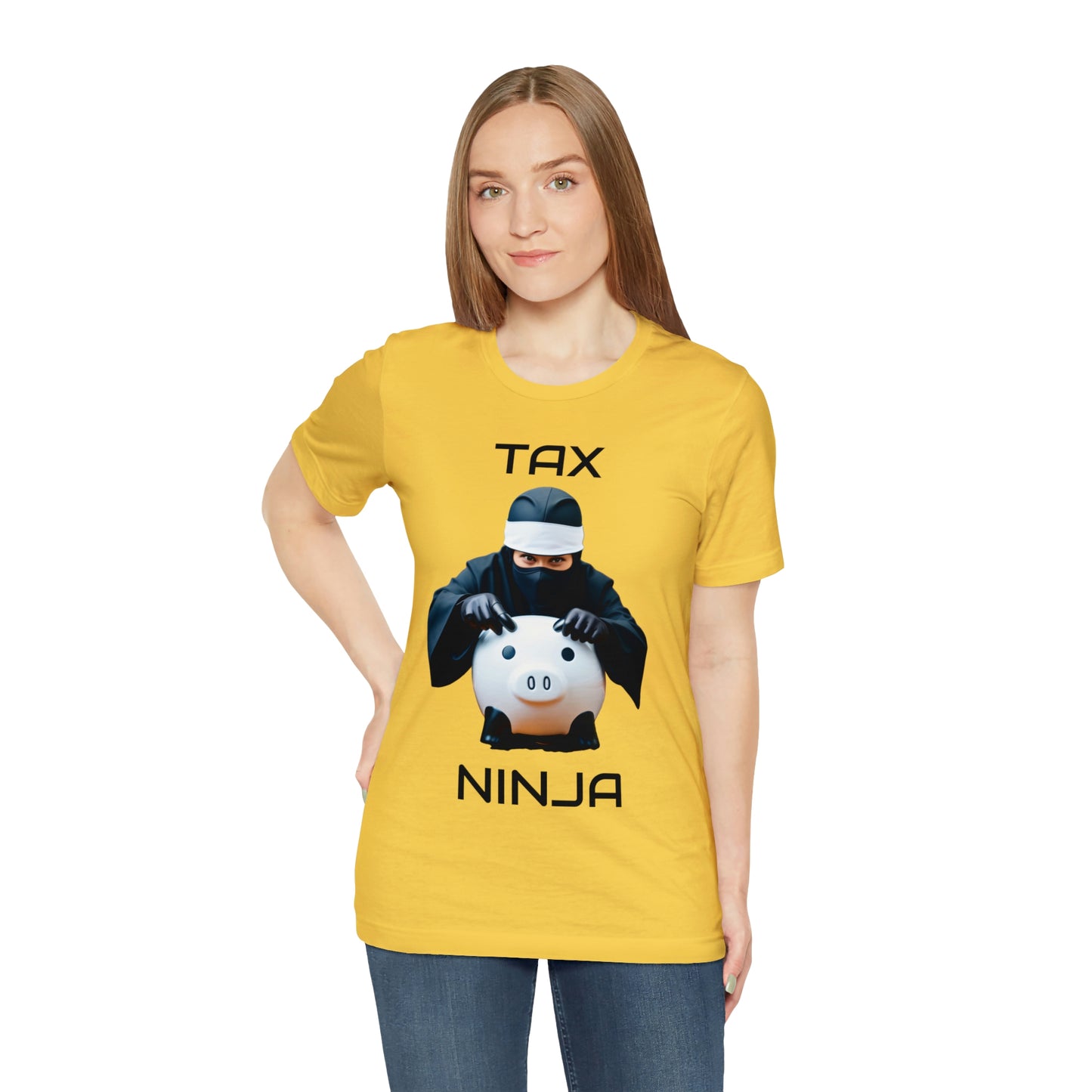Tax Ninja - Master of Deduction - Unisex Multi-color Jersey Short Sleeve Tee, Professional, Gift, Funny
