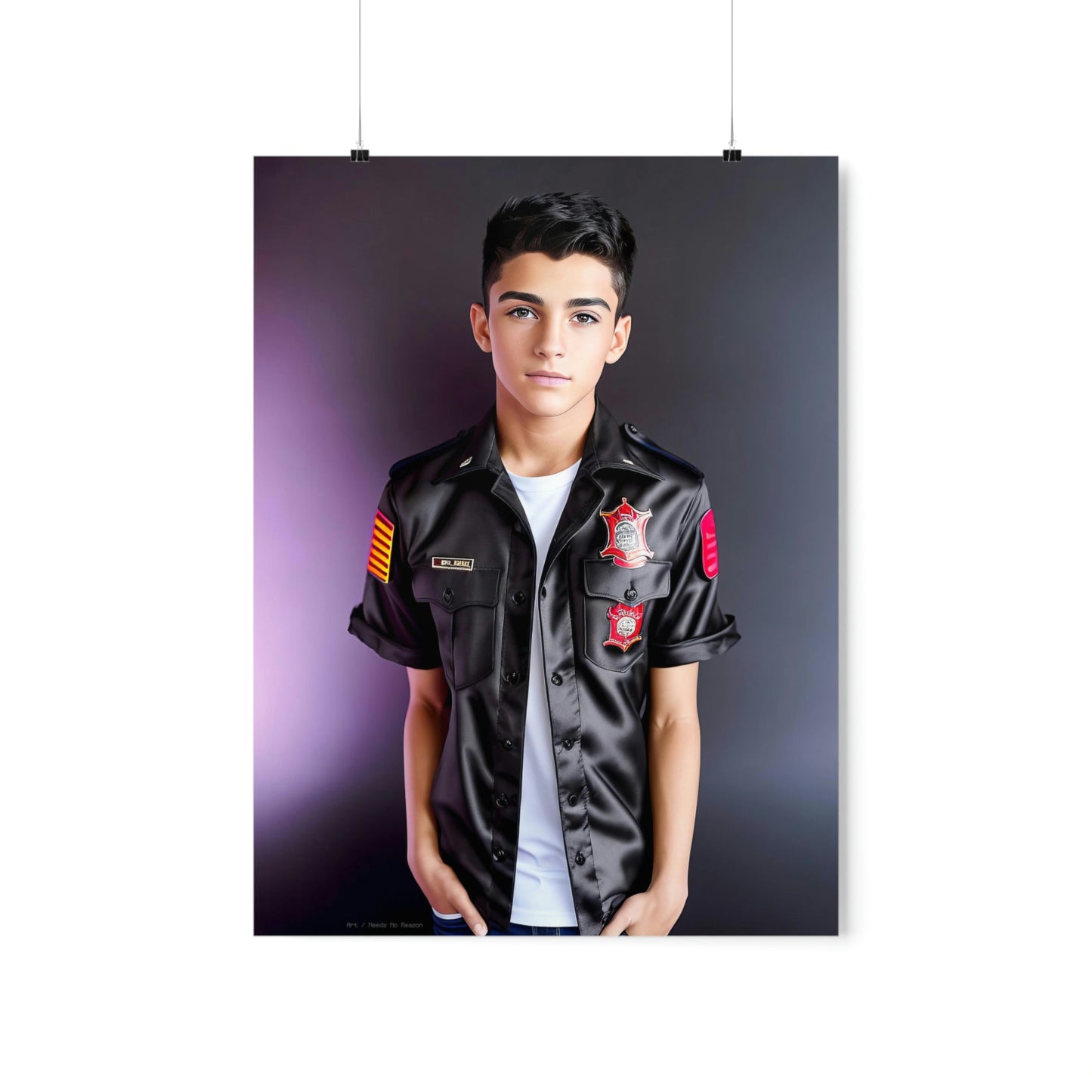 Fight the Fire, Save the Lives - Poster Print, Home, Inspirational Art, Profession, Life Mission, Youth