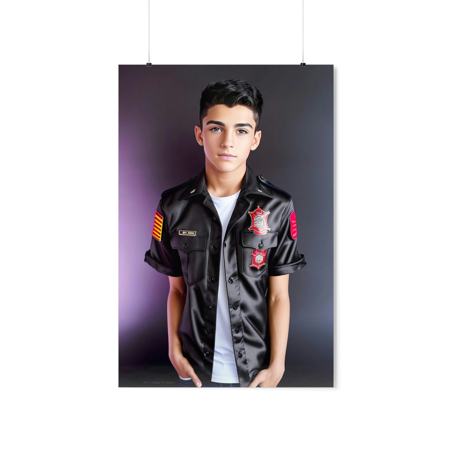 Fight the Fire, Save the Lives - Poster Print, Home, Inspirational Art, Profession, Life Mission, Youth