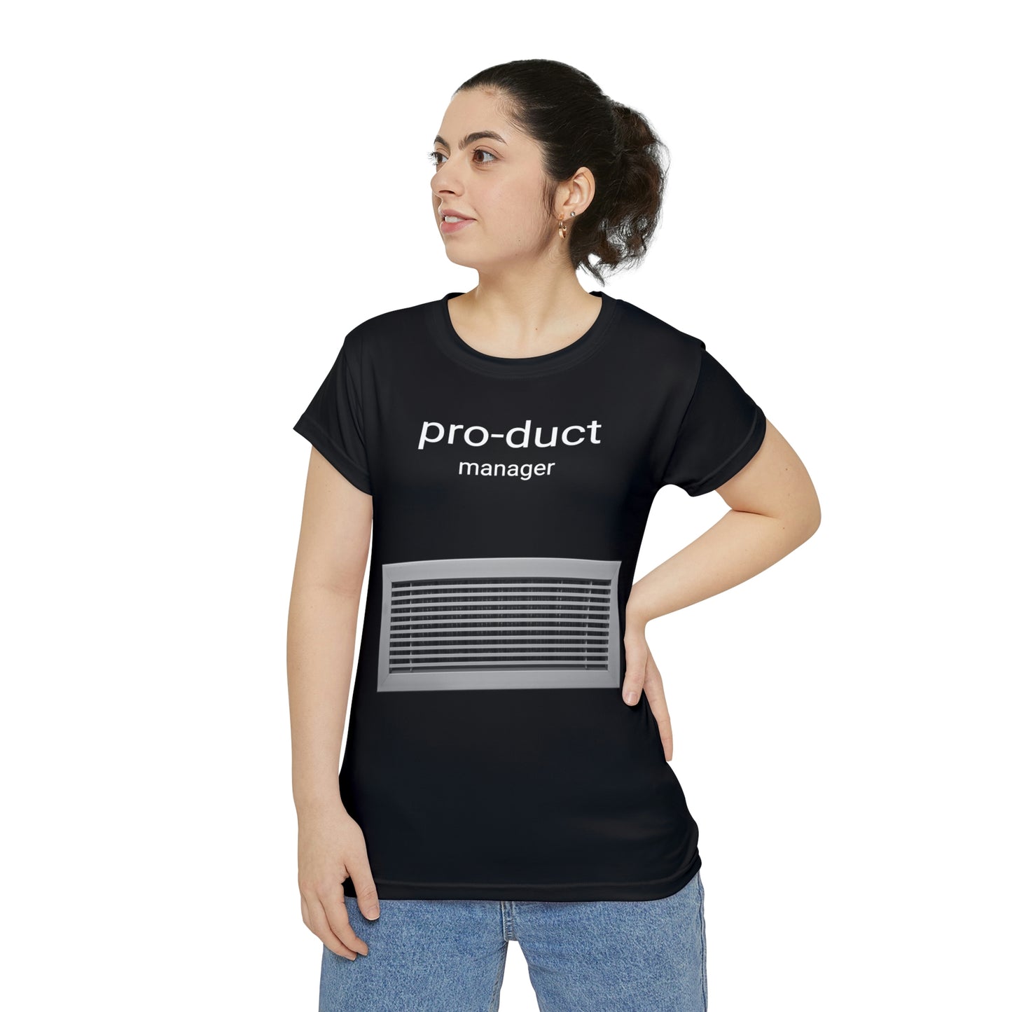 Pro-duct manager - shaping chaos into value one flow at a time :: Women's Short Sleeve Shirt, Professional, Gift