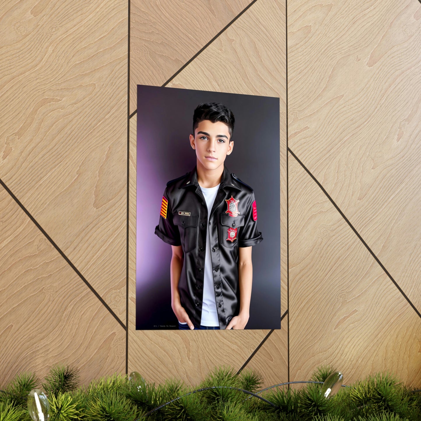 Fight the Fire, Save the Lives - Poster Print, Home, Inspirational Art, Profession, Life Mission, Youth