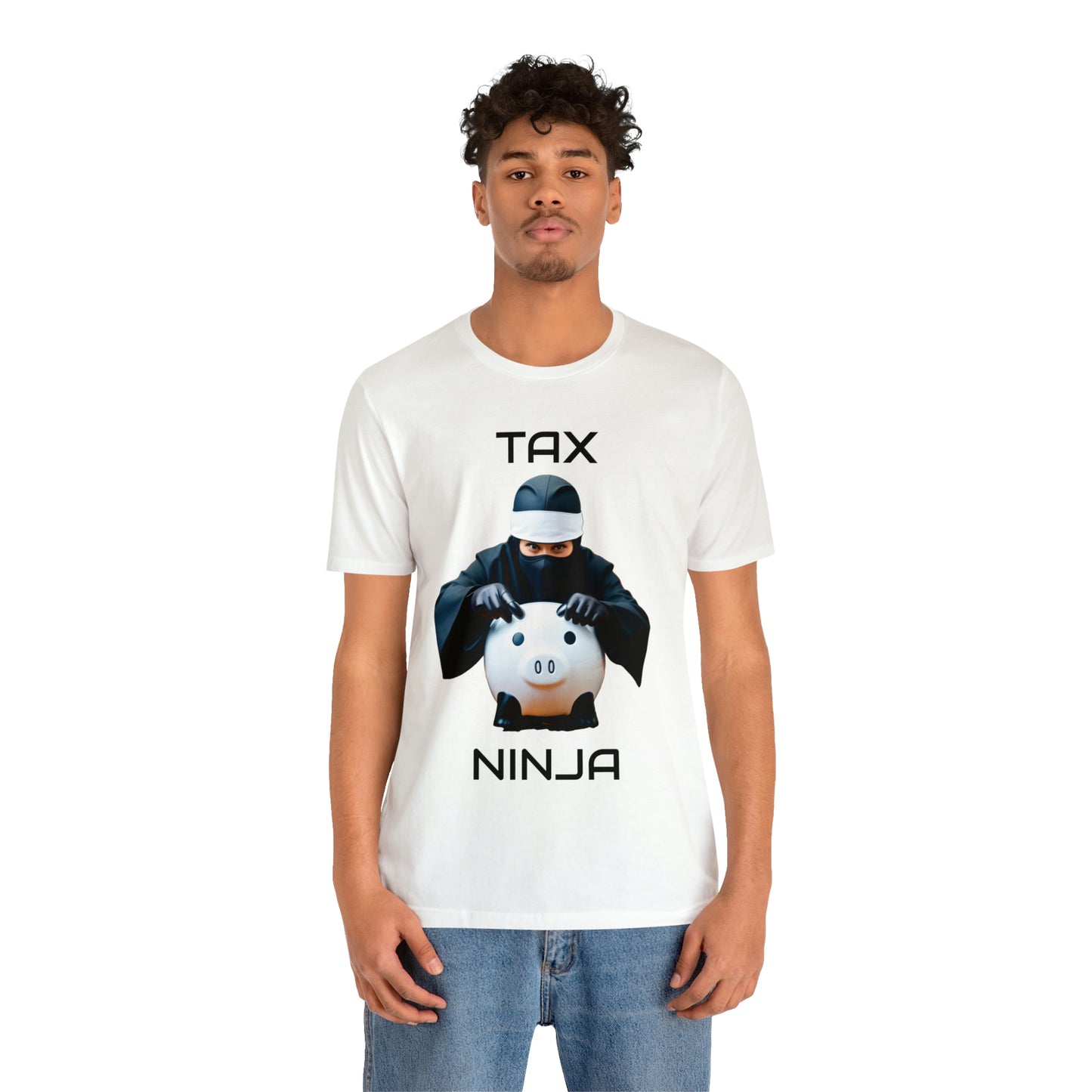 Tax Ninja - Master of Deduction - Unisex Multi-color Jersey Short Sleeve Tee, Professional, Gift, Funny
