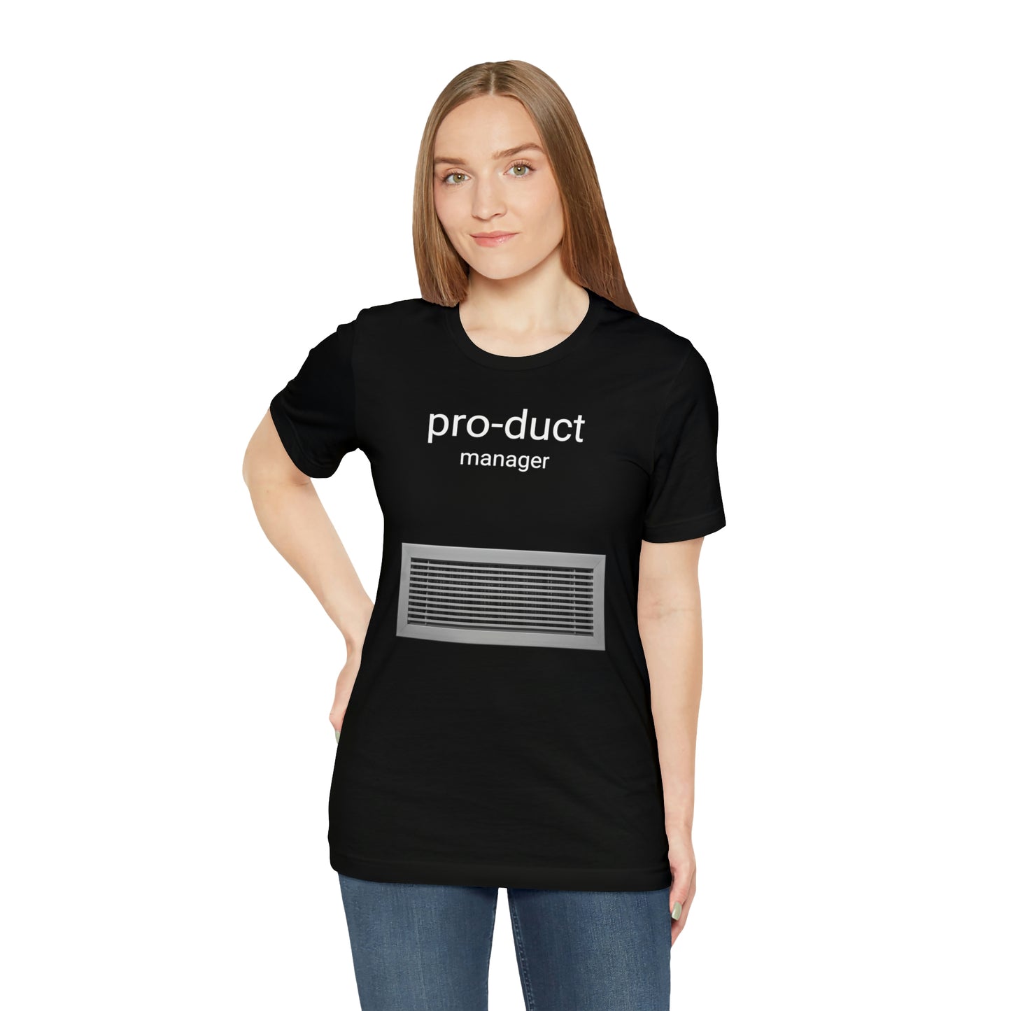 Pro-duct manager - shaping chaos into value one flow at a time - Unisex Multi-color Jersey Short Sleeve Tee, Professional, Gift, Funny