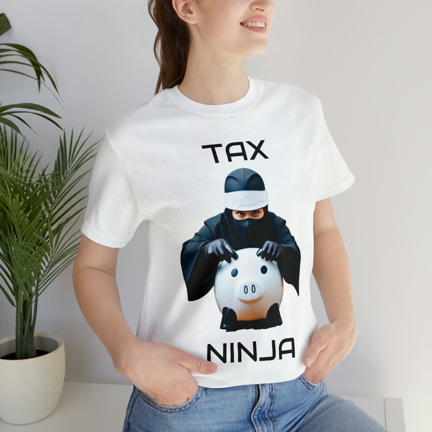 Tax Ninja - Master of Deduction - Unisex Multi-color Jersey Short Sleeve Tee, Professional, Gift, Funny