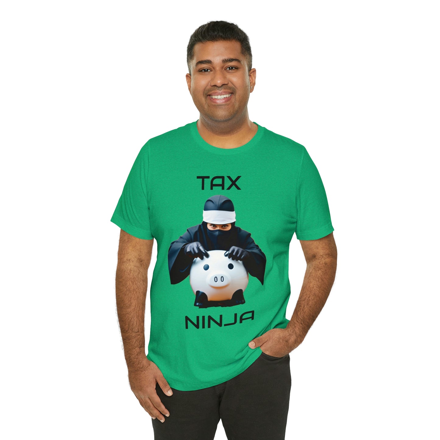 Tax Ninja - Master of Deduction - Unisex Multi-color Jersey Short Sleeve Tee, Professional, Gift, Funny