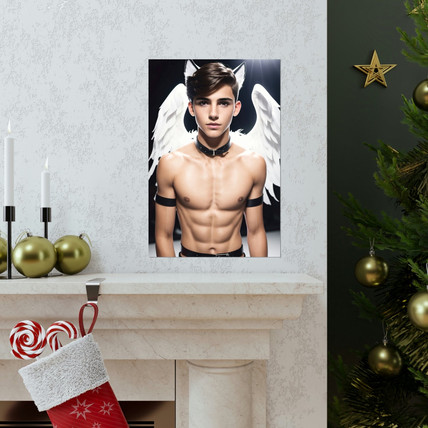 Angels Have No Gender - Poster Print, Home, Art, Youth