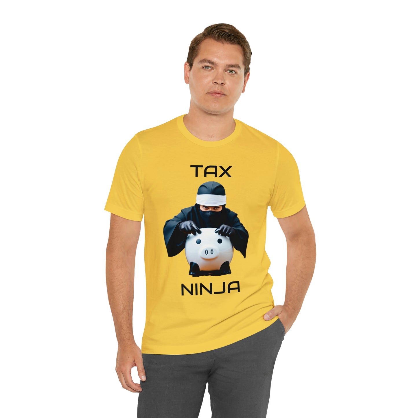 Tax Ninja - Master of Deduction - Unisex Multi-color Jersey Short Sleeve Tee, Professional, Gift, Funny